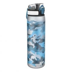 Ion8 Leak Proof Slim Water Bottle, BPA Free, Camouflage, 600ml
