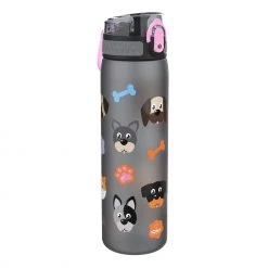 Ion8 Leak Proof Slim Water Bottle, BPA Free, Dogs, 600ml