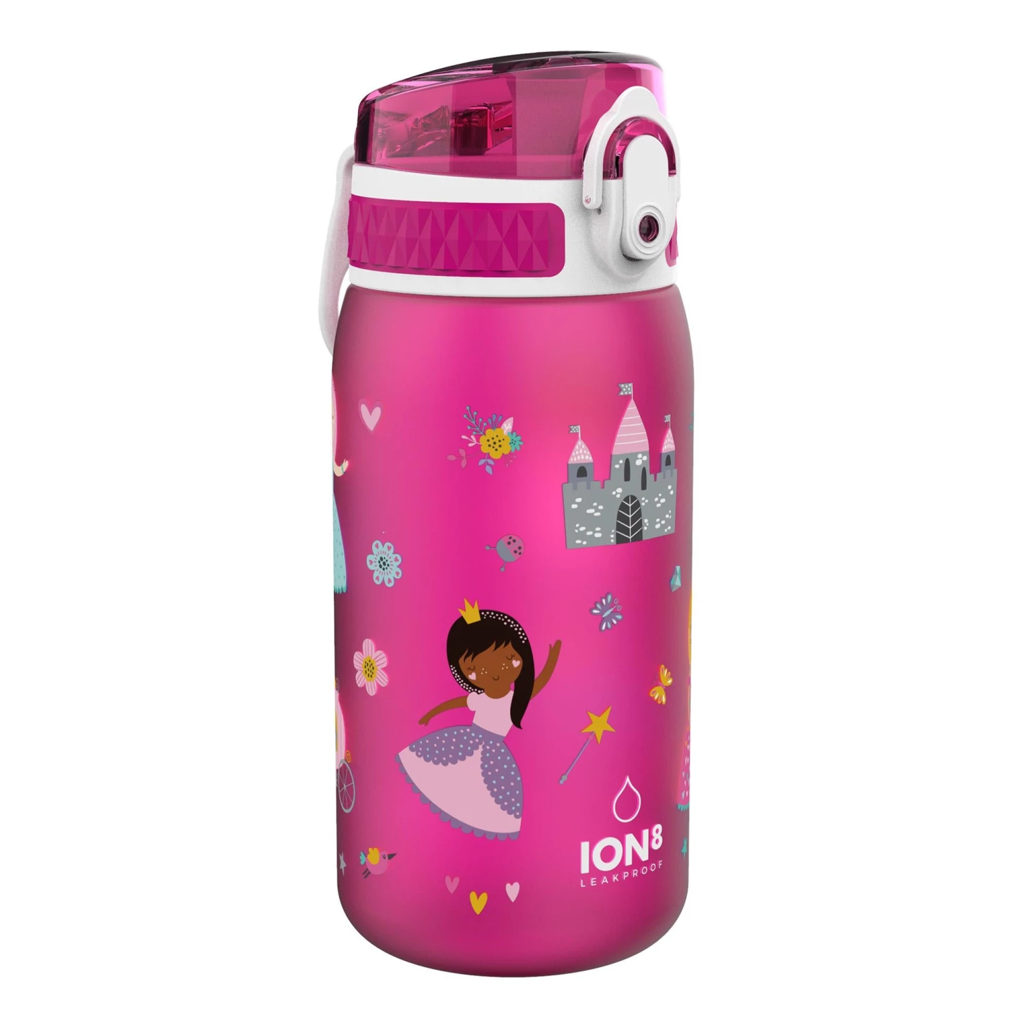 Ion8 Leak Proof Kids' Water Bottle, BPA Free, Princess, 400ml Water Bottles 1 Ion8 Leak Proof Kids' Water Bottle, BPA Free, Princess, 400ml Water Bottles
