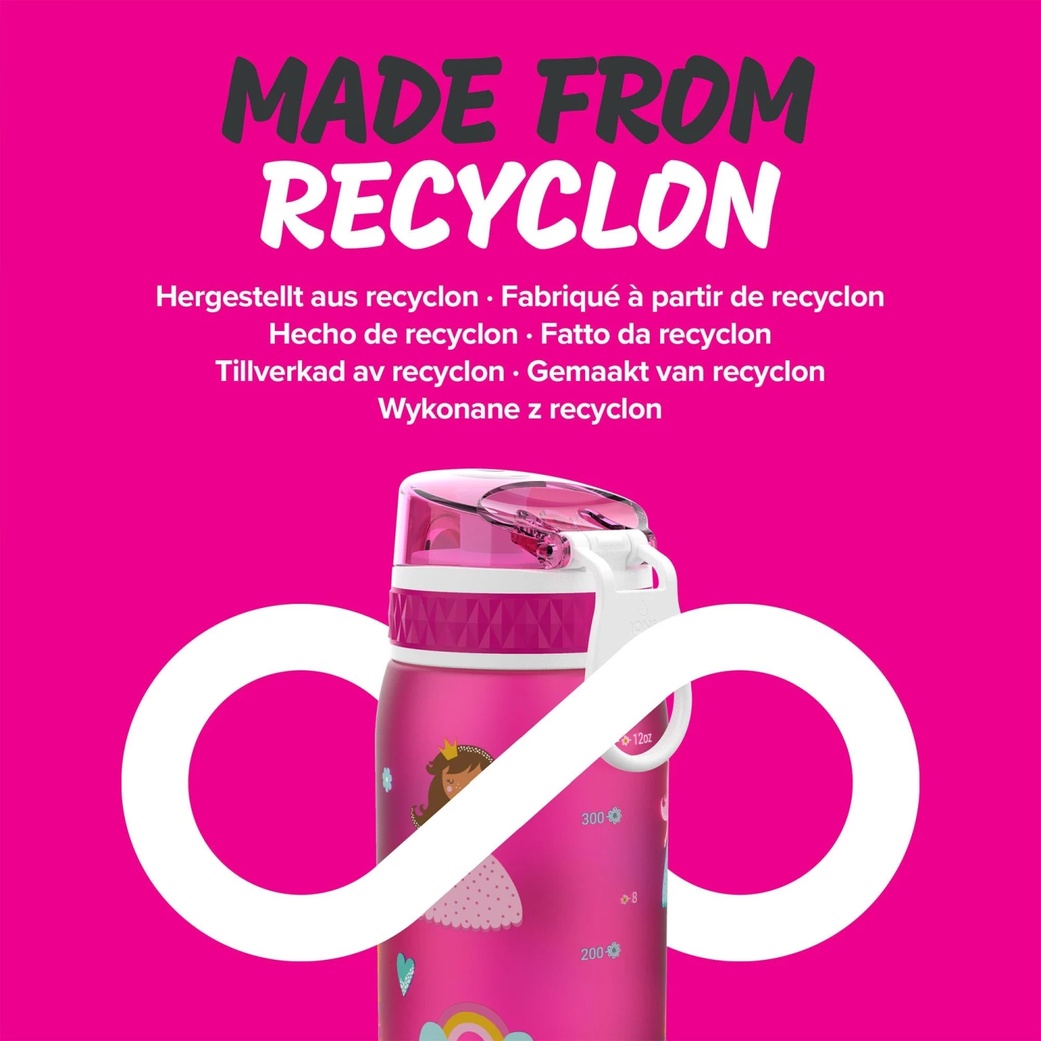 Ion8 Leak Proof Kids' Water Bottle, BPA Free, Princess, 400ml Water Bottles 5 Ion8 Leak Proof Kids' Water Bottle, BPA Free, Princess, 400ml Water Bottles