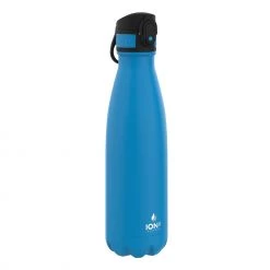 Water Bottles Ion8 Leak Proof Vacuum Insulated Stainless Steel Water Bottle, 500ml (17oz), Blue