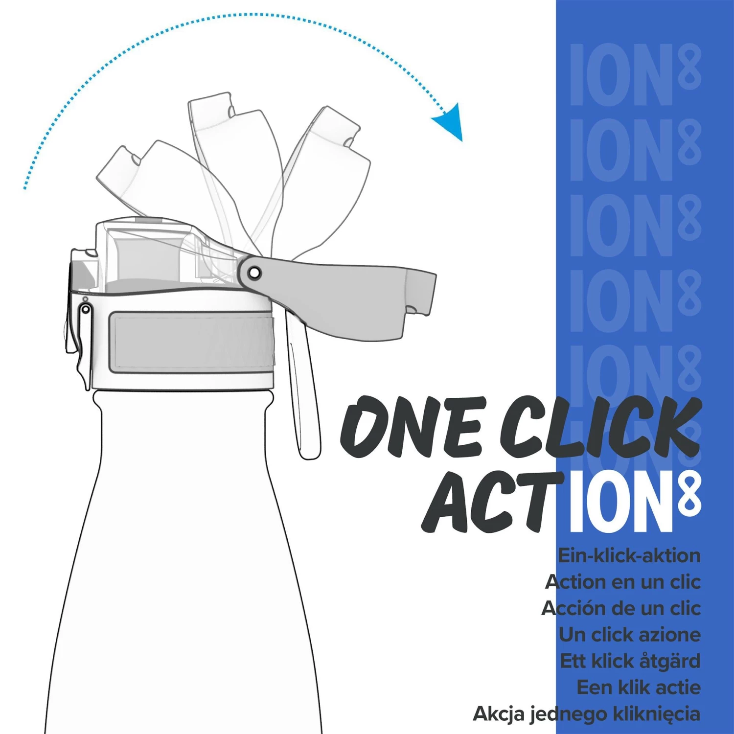 Ion8 Leak Proof Water Bottle, Vacuum Insulated Stainless Steel, 280ml (10oz), Navy 2 Ion8 Leak Proof Water Bottle, Vacuum Insulated Stainless Steel, 280ml (10oz), Navy