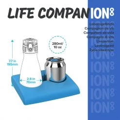 Ion8 Leak Proof Water Bottle, Vacuum Insulated Stainless Steel, 280ml (10oz), Navy 10 Ion8 Leak Proof Water Bottle, Vacuum Insulated Stainless Steel, 280ml (10oz), Navy