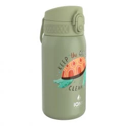 Water Bottles Ion8 Leak Proof Kids' Water Bottle, Vacuum Insulated Steel, 320ml (11oz), Ocean Turtle