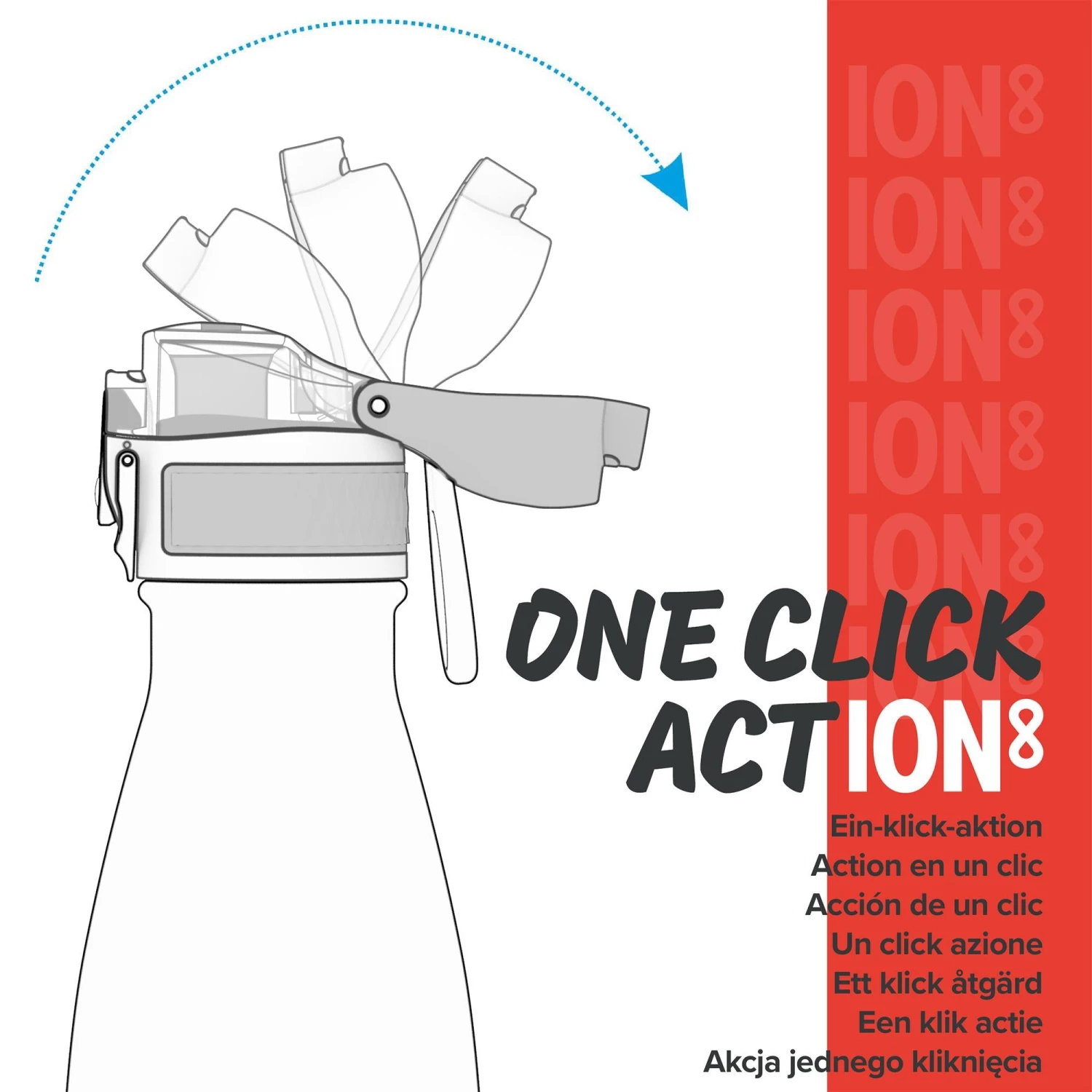 Ion8 Leak Proof Vacuum Insulated Stainless Steel Water Bottle, 500ml (17oz), Magnolia Floral 2 Ion8 Leak Proof Vacuum Insulated Stainless Steel Water Bottle, 500ml (17oz), Magnolia Floral