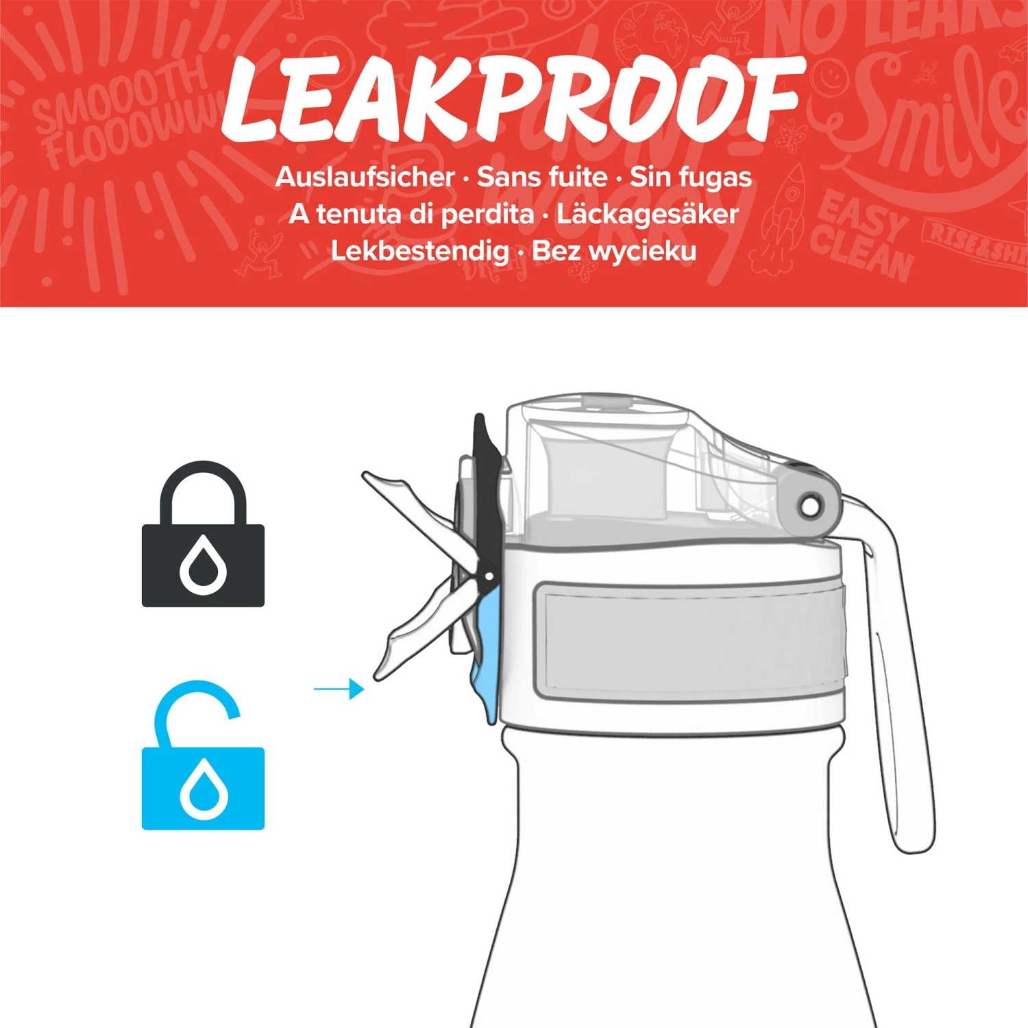 Ion8 Leak Proof Vacuum Insulated Stainless Steel Water Bottle, 500ml (17oz), Magnolia Floral 3 Ion8 Leak Proof Vacuum Insulated Stainless Steel Water Bottle, 500ml (17oz), Magnolia Floral