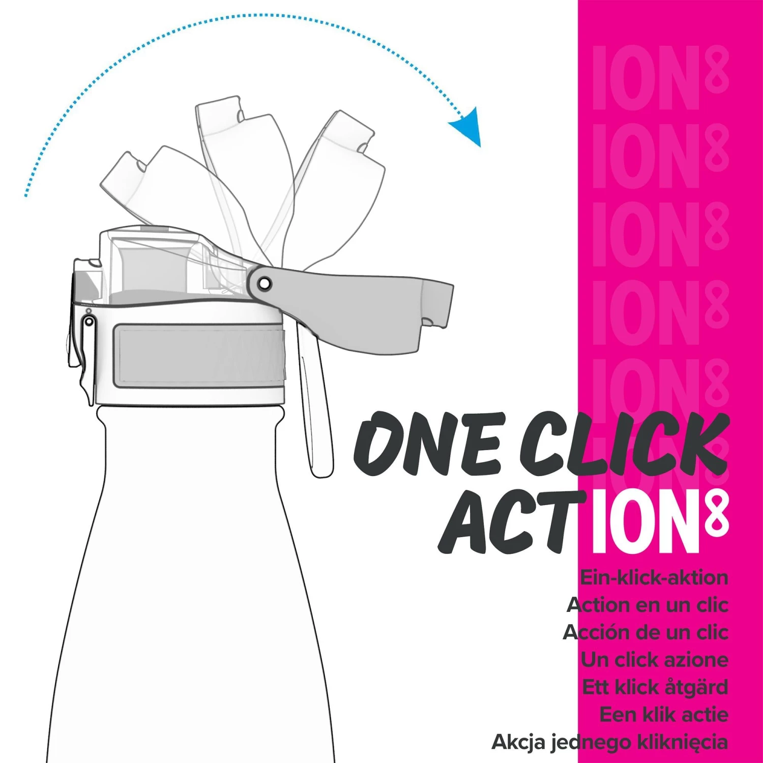 Ion8 Leak Proof Vacuum Insulated Stainless Steel Water Bottle, 500ml (17oz), Rouge Pink Water Bottles 2 Ion8 Leak Proof Vacuum Insulated Stainless Steel Water Bottle, 500ml (17oz), Rouge Pink Water Bottles