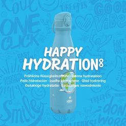 Ion8 Leak Proof Vacuum Insulated Stainless Steel Water Bottle, 500ml (17oz), Happy Earth 13 Ion8 Leak Proof Vacuum Insulated Stainless Steel Water Bottle, 500ml (17oz), Happy Earth