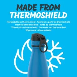 Water Bottles Ion8 Leak Proof Water Bottle, Vacuum Insulated Stainless Steel, 280ml (10oz), Blue
