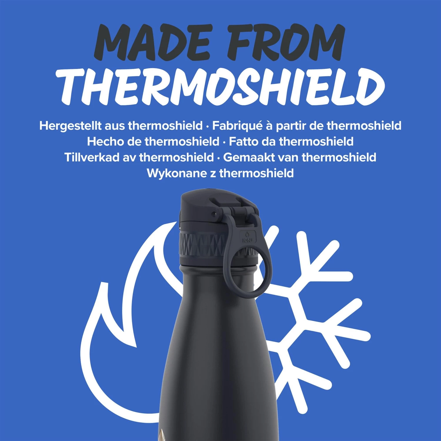 Ion8 Leak Proof Vacuum Insulated Stainless Steel Water Bottle, 500ml (17oz), Funny Fish 5 Ion8 Leak Proof Vacuum Insulated Stainless Steel Water Bottle, 500ml (17oz), Funny Fish