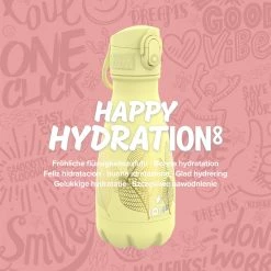 Water Bottles Ion8 Leak Proof Water Bottle, Vacuum Insulated Stainless Steel, 280ml (10oz), Yellow Floral 13 Water Bottles Ion8 Leak Proof Water Bottle, Vacuum Insulated Stainless Steel, 280ml (10oz), Yellow Floral