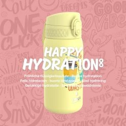 Ion8 Leak Proof Kids' Water Bottle, Vacuum Insulated Steel, 320ml (11oz), Zero Waste