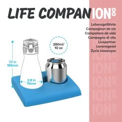 Ion8 Leak Proof Water Bottle, Vacuum Insulated Stainless Steel, 280ml (10oz), Rose Floral 10 Ion8 Leak Proof Water Bottle, Vacuum Insulated Stainless Steel, 280ml (10oz), Rose Floral