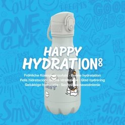 Water Bottles Ion8 Leak Proof Water Bottle, Vacuum Insulated Stainless Steel, 280ml (10oz), Our Planet 13 Water Bottles Ion8 Leak Proof Water Bottle, Vacuum Insulated Stainless Steel, 280ml (10oz), Our Planet