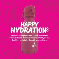 Water Bottles Ion8 Leak Proof Water Bottle, Vacuum Insulated Stainless Steel, 280ml (10oz), Rouge Pink 13 Water Bottles Ion8 Leak Proof Water Bottle, Vacuum Insulated Stainless Steel, 280ml (10oz), Rouge Pink