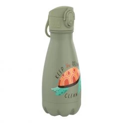 Ion8 Leak Proof Water Bottle, Vacuum Insulated Stainless Steel, 280ml (10oz), Ocean Turtle