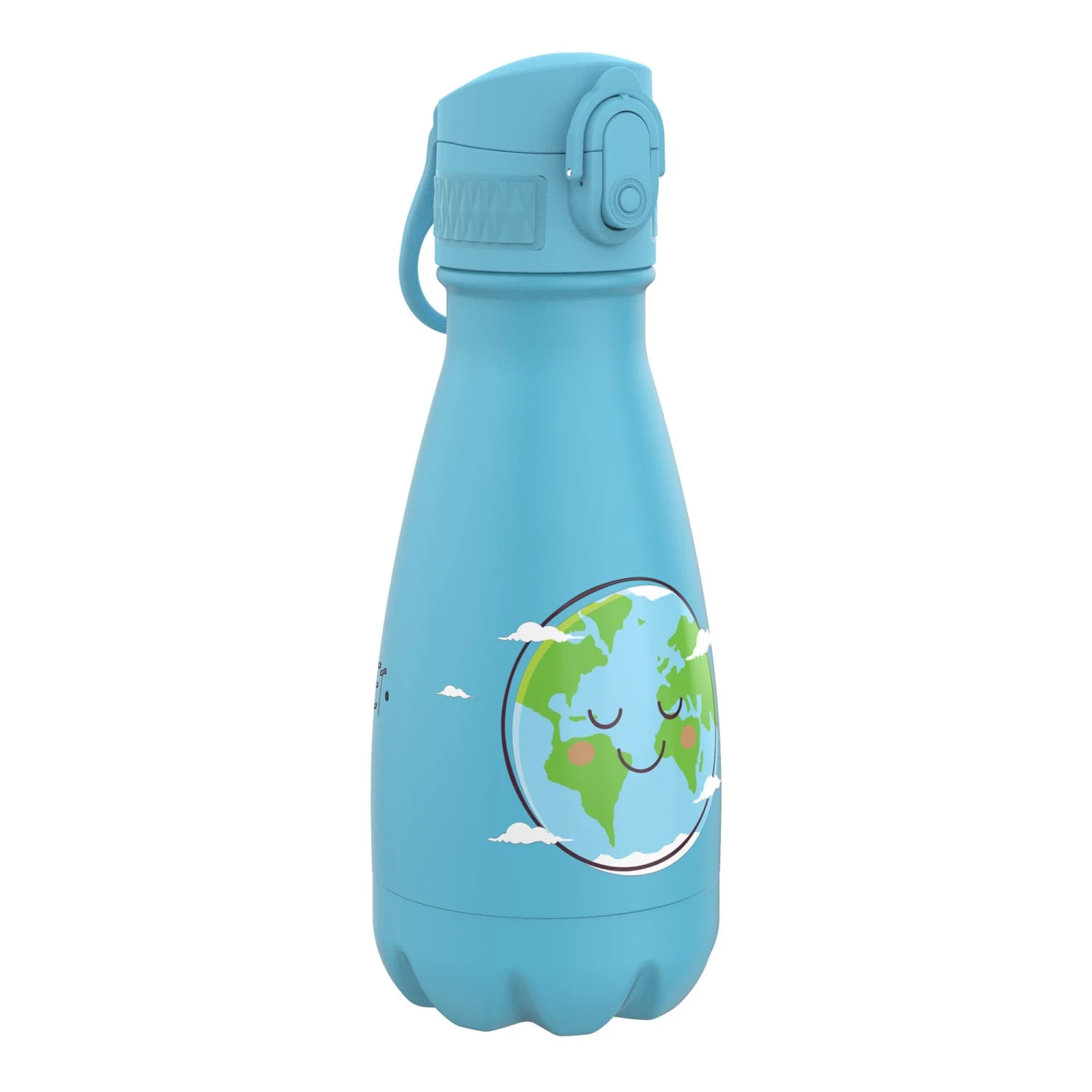 Ion8 Leak Proof Water Bottle, Vacuum Insulated Stainless Steel, 280ml (10oz), Happy Earth 1 Ion8 Leak Proof Water Bottle, Vacuum Insulated Stainless Steel, 280ml (10oz), Happy Earth