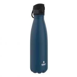Ion8 Leak Proof Vacuum Insulated Stainless Steel Water Bottle, 500ml (17oz), Navy Water Bottles
