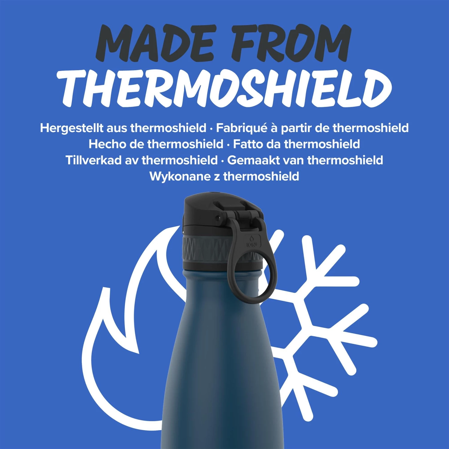 Ion8 Leak Proof Vacuum Insulated Stainless Steel Water Bottle, 500ml (17oz), Navy Water Bottles 5 Ion8 Leak Proof Vacuum Insulated Stainless Steel Water Bottle, 500ml (17oz), Navy Water Bottles