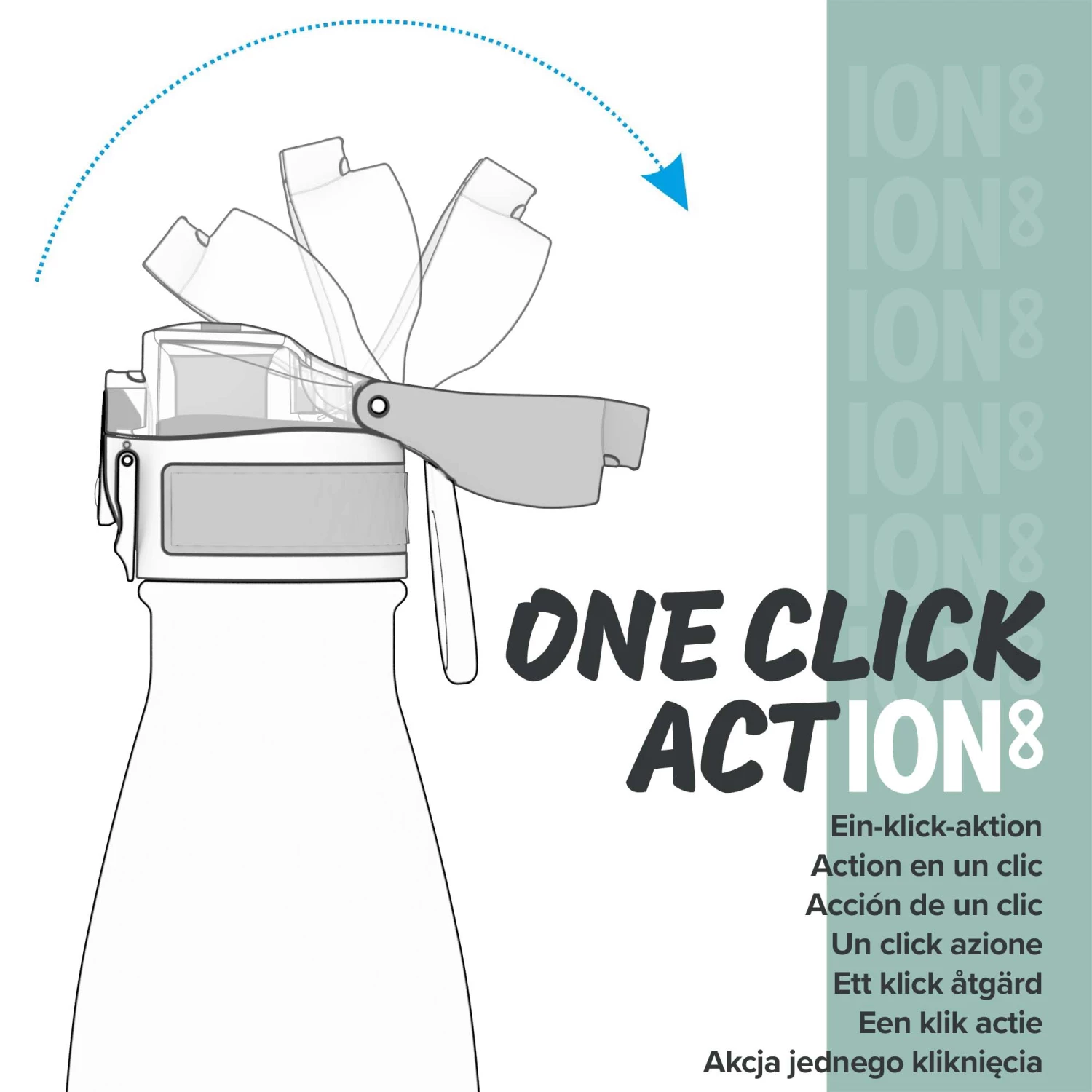 Ion8 Leak Proof Water Bottle, Vacuum Insulated, Chestnut Meadow Floral, 280ml 2 Ion8 Leak Proof Water Bottle, Vacuum Insulated, Chestnut Meadow Floral, 280ml