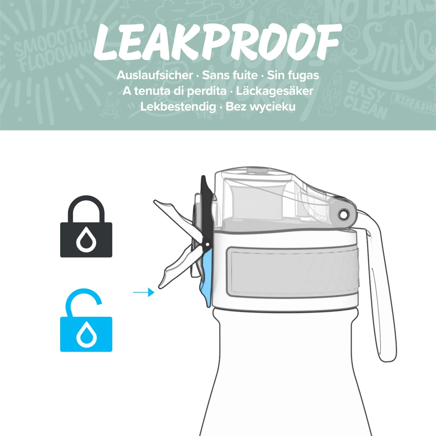 Ion8 Leak Proof Water Bottle, Vacuum Insulated, Chestnut Meadow Floral, 280ml 3 Ion8 Leak Proof Water Bottle, Vacuum Insulated, Chestnut Meadow Floral, 280ml