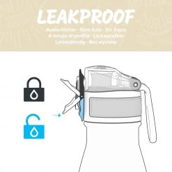 Ion8 Leak Proof Water Bottle, Vacuum Insulated, Ash Navy, 280ml (10oz) Water Bottles