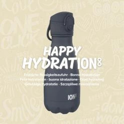 Ion8 Leak Proof Water Bottle, Vacuum Insulated, Ash Navy, 280ml (10oz) Water Bottles