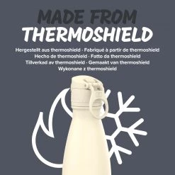 Water Bottles Ion8 Leak Proof Water Bottle, Vacuum Insulated, Peach Tofu, 280ml (10oz)