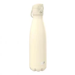 Ion8 Leak Proof Water Bottle, Vacuum Insulated, Peach Tofu, 500ml Mini Lid