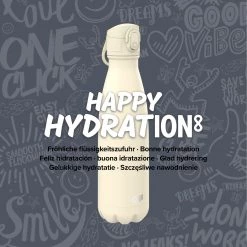 Ion8 Leak Proof Water Bottle, Vacuum Insulated, Peach Tofu, 500ml Mini Lid 16 Ion8 Leak Proof Water Bottle, Vacuum Insulated, Peach Tofu, 500ml Mini Lid