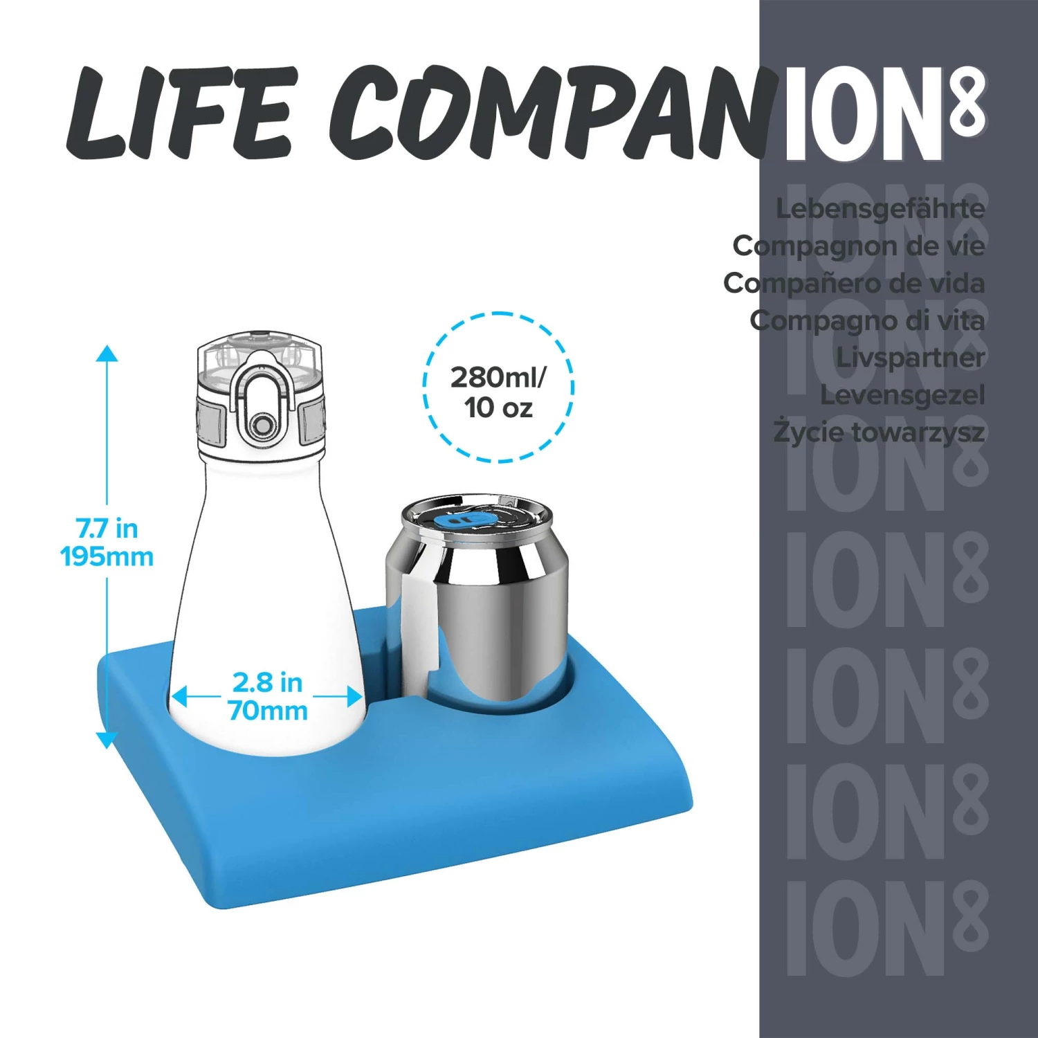 Water Bottles Ion8 Leak Proof Water Bottle, Vacuum Insulated, Unicorns, 280ml (10oz) 4 Water Bottles Ion8 Leak Proof Water Bottle, Vacuum Insulated, Unicorns, 280ml (10oz)