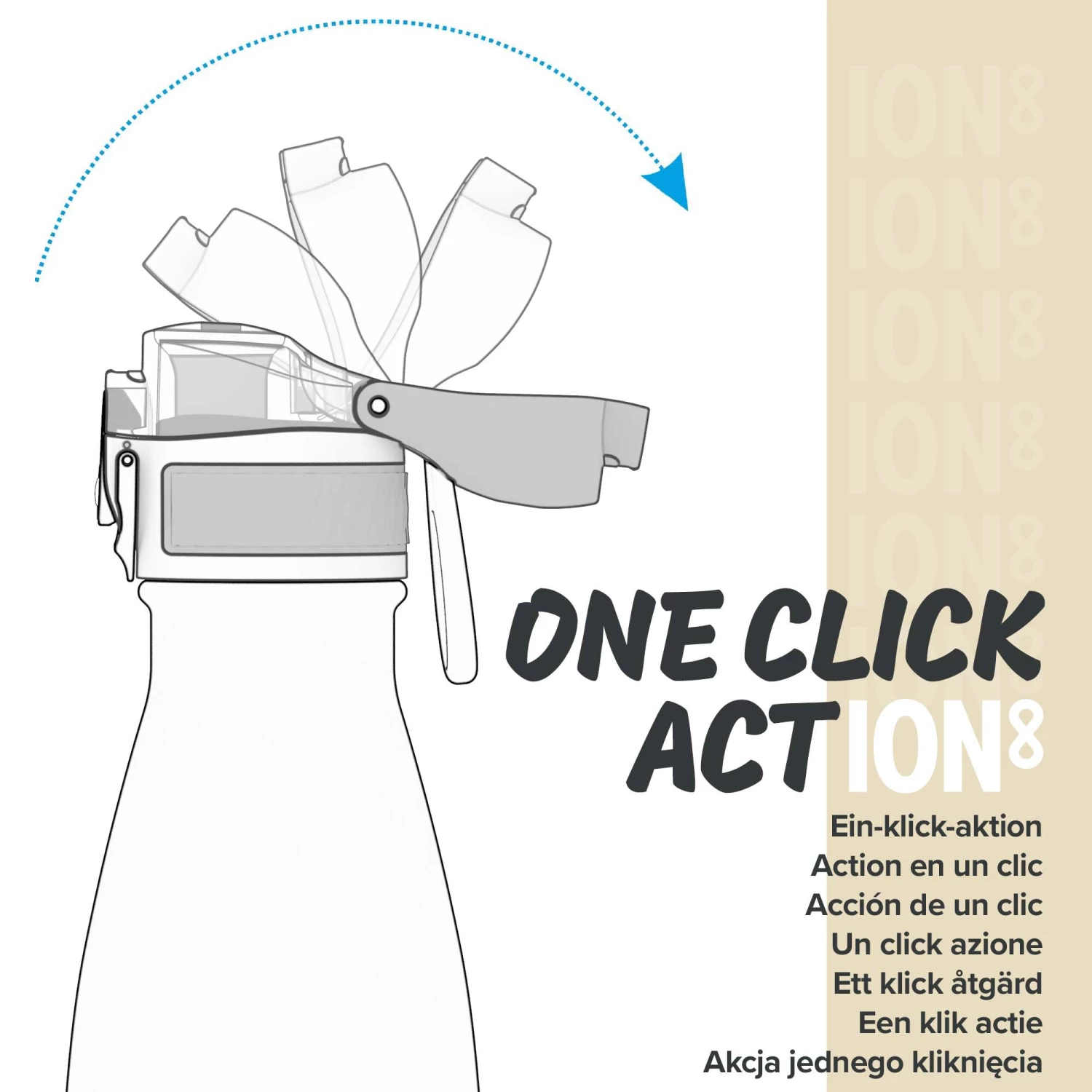 Ion8 Leak Proof Water Bottle, Vacuum Insulated, Dark Leaves, 500ml Mini Lid Water Bottles 2 Ion8 Leak Proof Water Bottle, Vacuum Insulated, Dark Leaves, 500ml Mini Lid Water Bottles