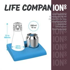 Ion8 Leak Proof Water Bottle, Vacuum Insulated, Turquoise, 280ml (10oz)