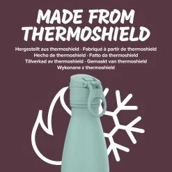 Ion8 Leak Proof Water Bottle, Vacuum Insulated, Turquoise, 280ml (10oz)