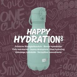 Ion8 Leak Proof Water Bottle, Vacuum Insulated, Turquoise, 280ml (10oz)