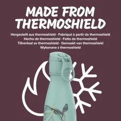 Ion8 Leak Proof Water Bottle, Vacuum Insulated, Light Leaves, 500ml Mini Lid 12 Ion8 Leak Proof Water Bottle, Vacuum Insulated, Light Leaves, 500ml Mini Lid