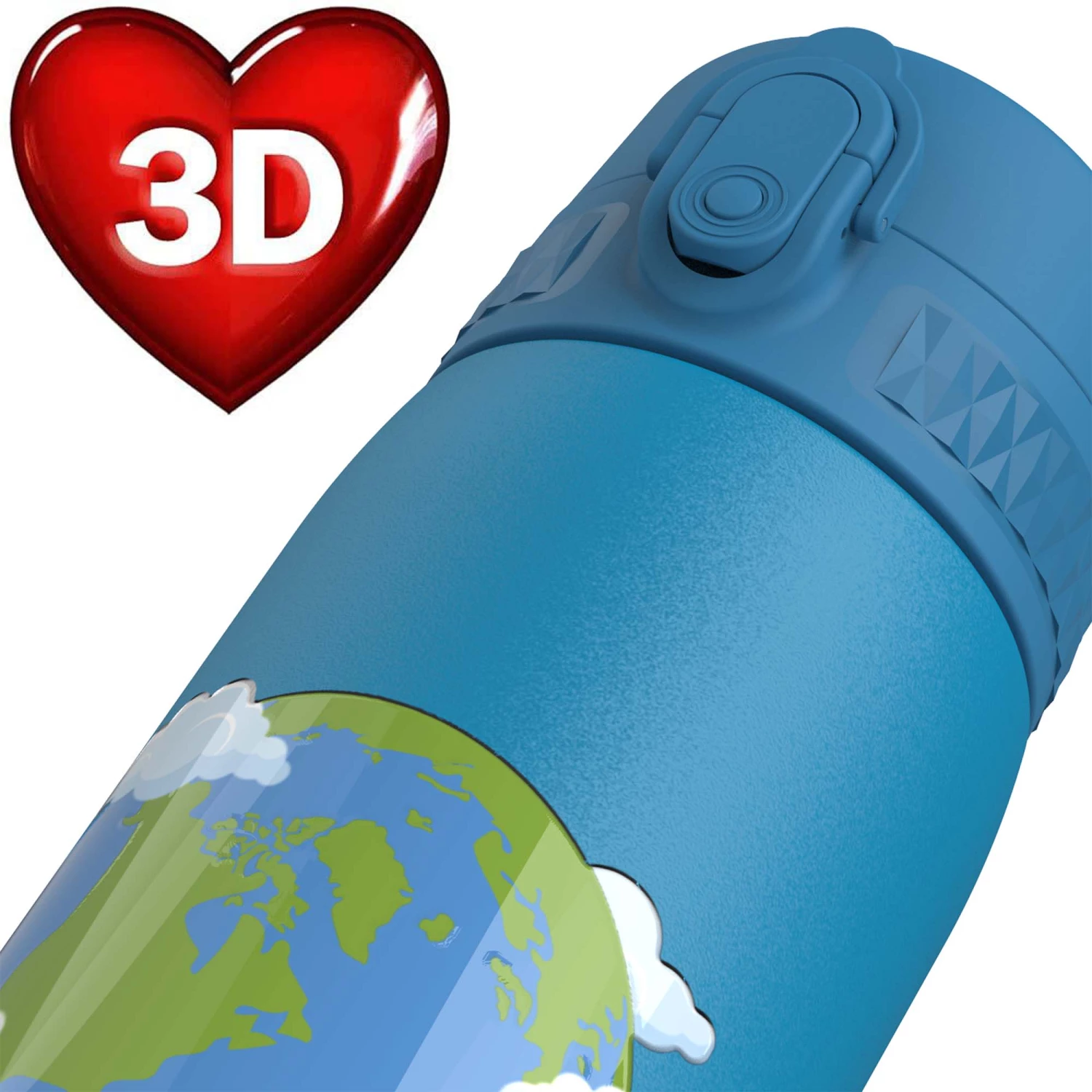 Ion8 Leak Proof Slim Water Bottle, Stainless Steel, SavethePlanet, 600ml (20oz) Water Bottles 2 Ion8 Leak Proof Slim Water Bottle, Stainless Steel, SavethePlanet, 600ml (20oz) Water Bottles