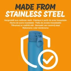 Ion8 Leak Proof Slim Water Bottle, Stainless Steel, SavethePlanet, 600ml (20oz) Water Bottles 14 Ion8 Leak Proof Slim Water Bottle, Stainless Steel, SavethePlanet, 600ml (20oz) Water Bottles