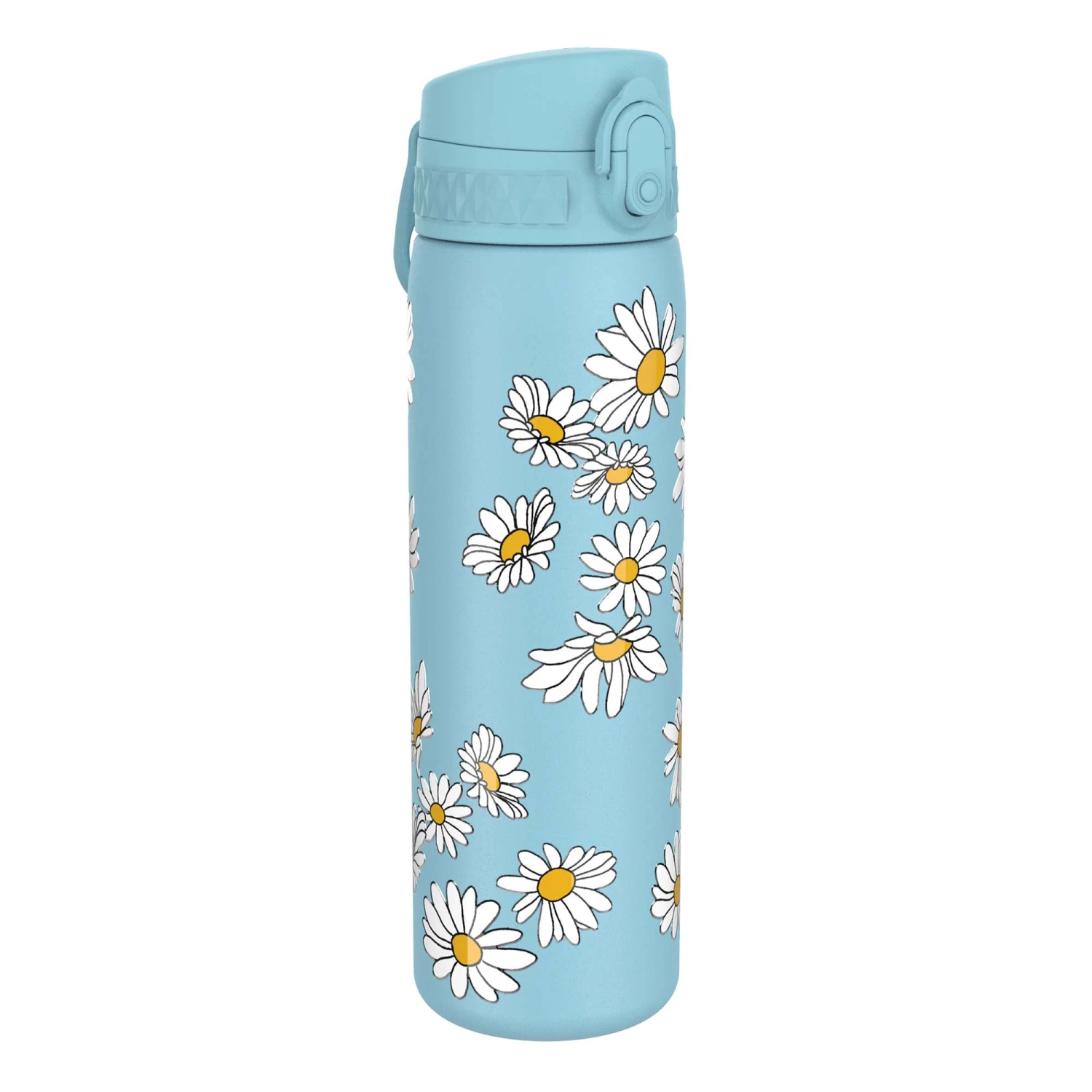 Ion8 Leak Proof Slim Water Bottle, Stainless Steel, Daisies, 600ml (20oz) Water Bottles 1 Ion8 Leak Proof Slim Water Bottle, Stainless Steel, Daisies, 600ml (20oz) Water Bottles
