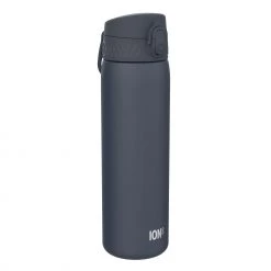 Ion8 Leak Proof Slim Water Bottle, Vacuum Insulated, Ash Navy, 500ml (17oz)
