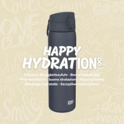 Ion8 Leak Proof Slim Water Bottle, Vacuum Insulated, Ash Navy, 500ml (17oz) 16 Ion8 Leak Proof Slim Water Bottle, Vacuum Insulated, Ash Navy, 500ml (17oz)