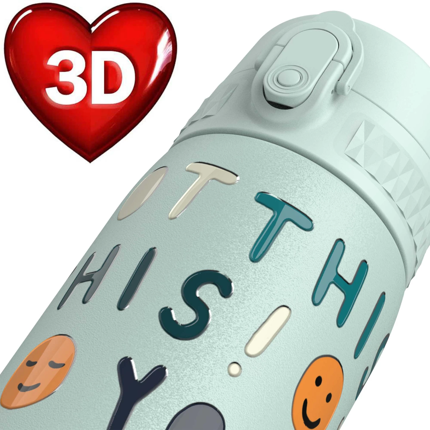 Ion8 Leak Proof Slim Water Bottle, Vacuum Insulated, You Got This, 500ml (17oz) Water Bottles 3 Ion8 Leak Proof Slim Water Bottle, Vacuum Insulated, You Got This, 500ml (17oz) Water Bottles