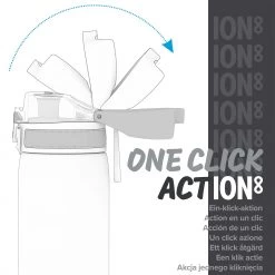 Ion8 Leak Proof Water Bottle, Vacuum Insulated, Butterfly, 320ml (11oz)