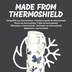 Ion8 Leak Proof Water Bottle, Vacuum Insulated, Butterfly, 320ml (11oz)