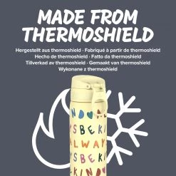 Ion8 Leak Proof Slim Water Bottle, Vacuum Insulated, Always Be Kind, 500ml (17oz)