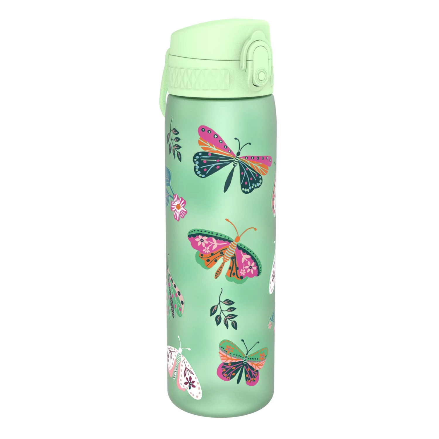 Water Bottles Ion8 Leak Proof Slim Water Bottle, BPA Free, Wild Butterfly, 600ml (20oz) 1 Water Bottles Ion8 Leak Proof Slim Water Bottle, BPA Free, Wild Butterfly, 600ml (20oz)