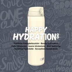 Water Bottles Ion8 Leak Proof 1 Litre Water Bottle, Vacuum Insulated, Peach Tofu, 920ml (31oz) 16 Water Bottles Ion8 Leak Proof 1 Litre Water Bottle, Vacuum Insulated, Peach Tofu, 920ml (31oz)