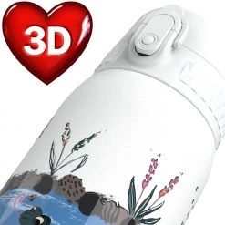 Ion8 Leak Proof Water Bottle, Vacuum Insulated, Frog Pond, 320ml (11oz)