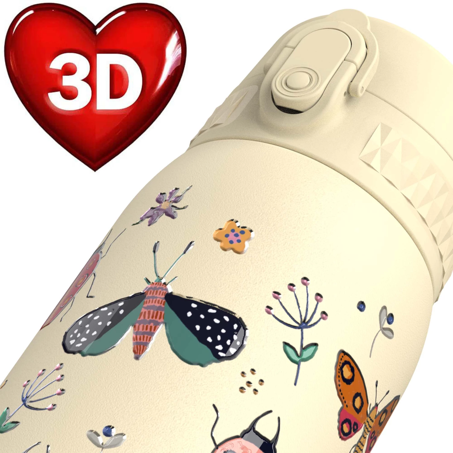 Ion8 Leak Proof Kids' Water Bottle, Stainless Steel, Bugs Life, 400ml (13oz) 3 Ion8 Leak Proof Kids' Water Bottle, Stainless Steel, Bugs Life, 400ml (13oz)