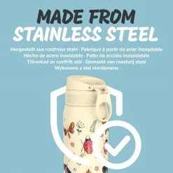 Ion8 Leak Proof Kids' Water Bottle, Stainless Steel, Bugs Life, 400ml (13oz) 16 Ion8 Leak Proof Kids' Water Bottle, Stainless Steel, Bugs Life, 400ml (13oz)